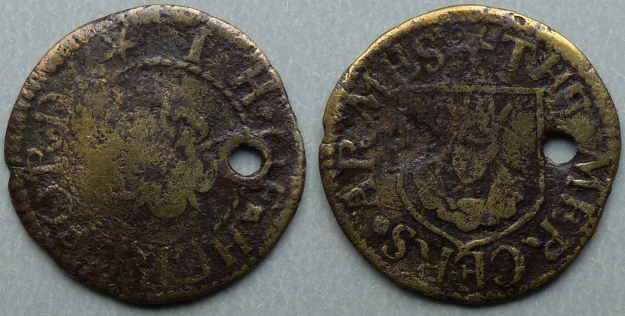 Hereford, I H farthing token
